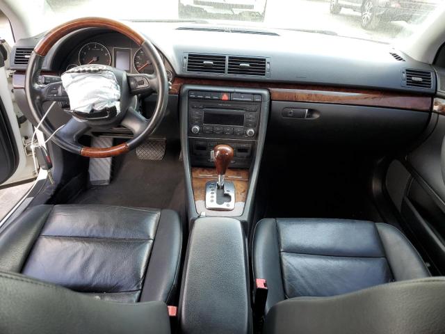 WAUAF78E48A101038 - 2008 AUDI A4 2.0T WHITE photo 8