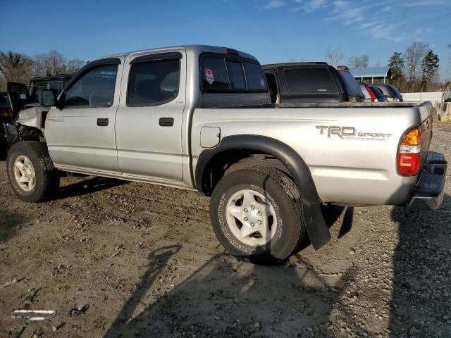 5TEGN92NX2Z108934 - 2002 TOYOTA TACOMA DOUBLE CAB PRERUNNER SILVER photo 2