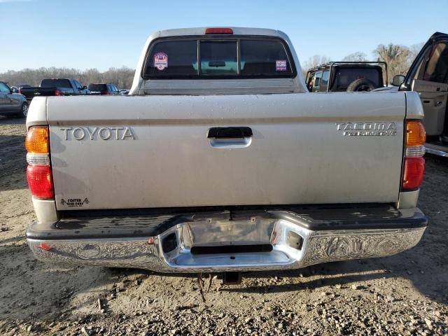 5TEGN92NX2Z108934 - 2002 TOYOTA TACOMA DOUBLE CAB PRERUNNER SILVER photo 6