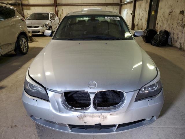 WBANE73597CM47777 - 2007 BMW 530 I SILVER photo 5