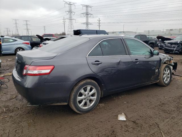 4T4BF3EK4BR156560 - 2011 TOYOTA CAMRY BASE GRAY photo 3