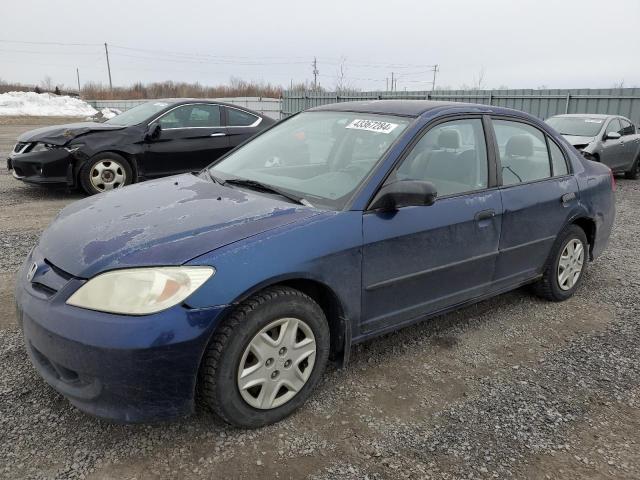 2HGES16365H042684 - 2005 HONDA CIVIC DX VP Mavi foto 1