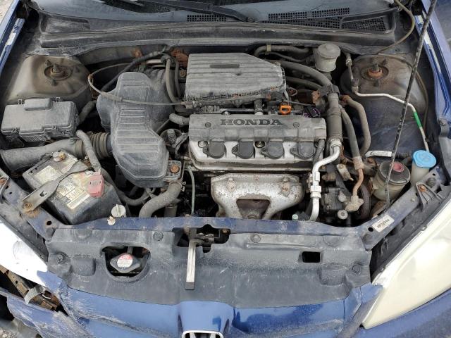 2HGES16365H042684 - 2005 HONDA CIVIC DX VP Mavi foto 11
