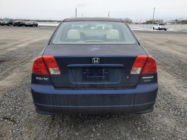 2HGES16365H042684 - 2005 HONDA CIVIC DX VP Mavi foto 6