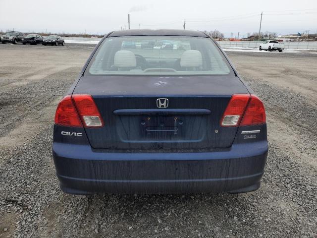 2HGES16365H042684 - 2005 HONDA CIVIC DX VP BLUE photo 6