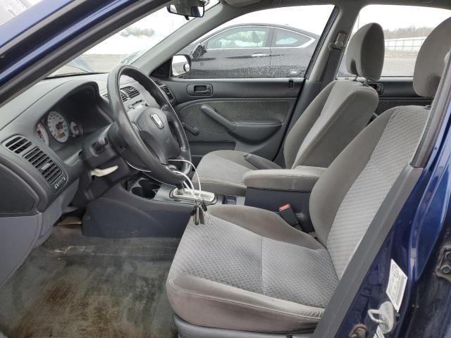 2HGES16365H042684 - 2005 HONDA CIVIC DX VP BLUE photo 7