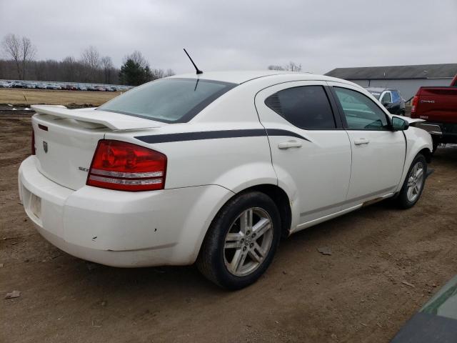 1B3LC56KX8N654305 - 2008 DODGE AVENGER SXT WHITE photo 3