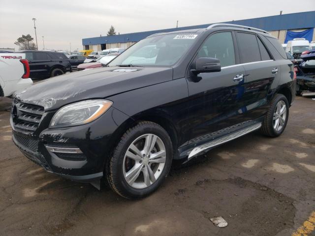 4JGDA5HB3EA271522 - 2014 MERCEDES-BENZ ML 350 4MATIC BLACK photo 1