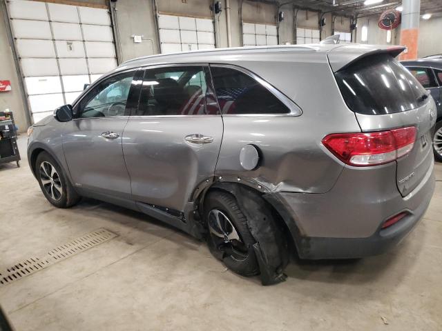 5XYPHDA14GG047266 - 2016 KIA SORENTO EX GRAY photo 2