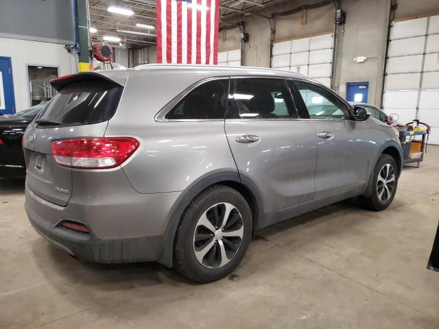 5XYPHDA14GG047266 - 2016 KIA SORENTO EX GRAY photo 3