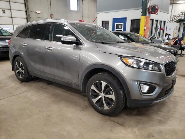 5XYPHDA14GG047266 - 2016 KIA SORENTO EX GRAY photo 4