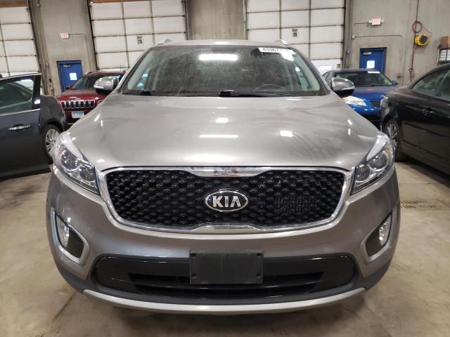 5XYPHDA14GG047266 - 2016 KIA SORENTO EX GRAY photo 5