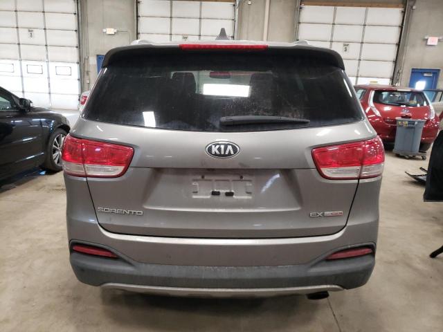 5XYPHDA14GG047266 - 2016 KIA SORENTO EX GRAY photo 6