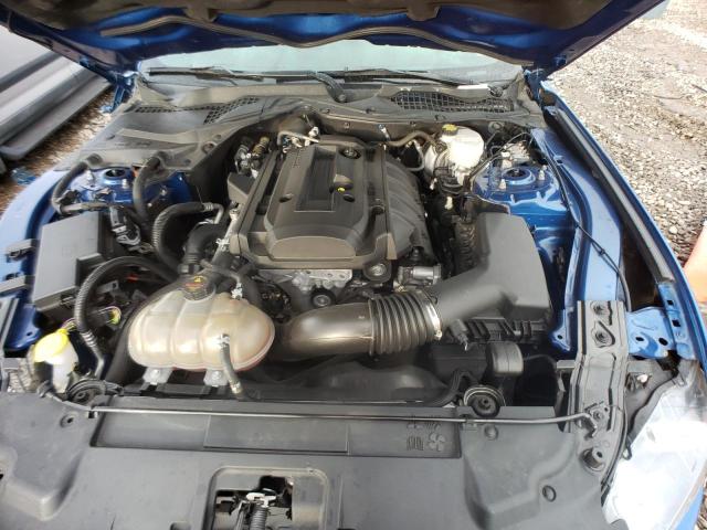 1FA6P8THXJ5132201 - 2018 FORD MUSTANG BLUE photo 11