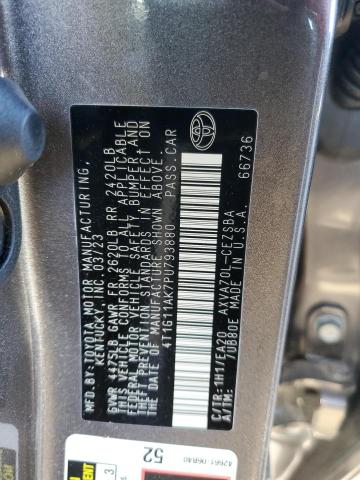 4T1G11AK7PU793880 - 2023 TOYOTA CAMRY SE NIGHT SHADE GRAY photo 12