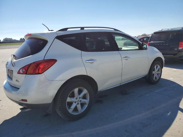 JN8AZ1MU7AW001159 - 2010 NISSAN MURANO S WHITE photo 3