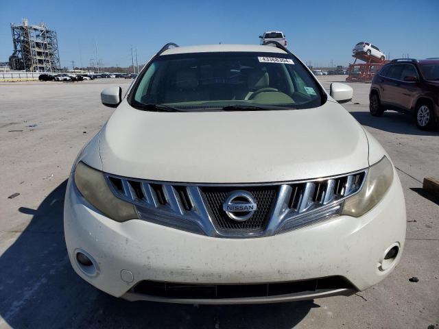 JN8AZ1MU7AW001159 - 2010 NISSAN MURANO S WHITE photo 5