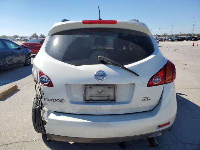 JN8AZ1MU7AW001159 - 2010 NISSAN MURANO S WHITE photo 6