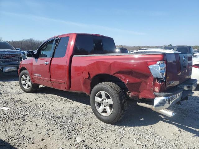 1N6BA06A27N200992 - 2007 NISSAN TITAN XE RED photo 2