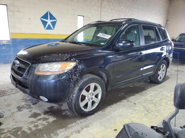 5NMSH13E67H108910 - 2007 HYUNDAI SANTA FE SE BLUE photo 1