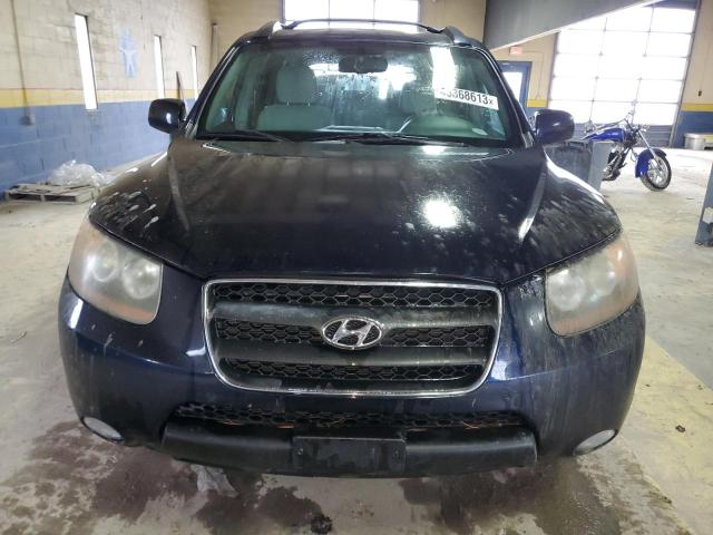 5NMSH13E67H108910 - 2007 HYUNDAI SANTA FE SE BLUE photo 5