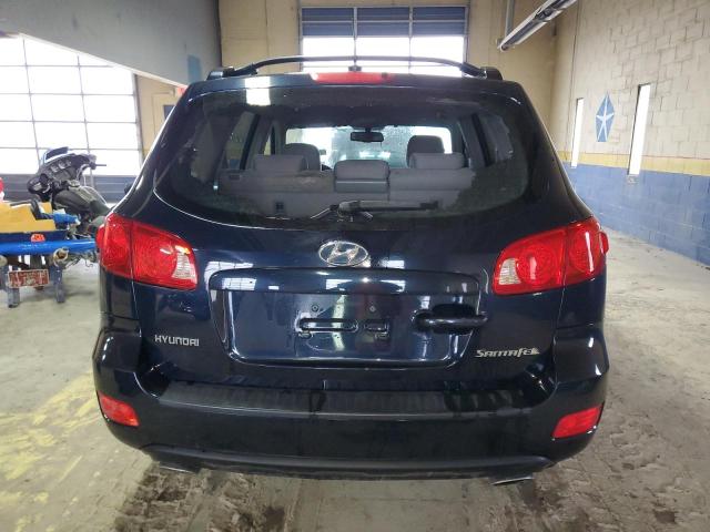 5NMSH13E67H108910 - 2007 HYUNDAI SANTA FE SE BLUE photo 6