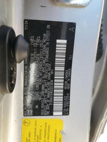 2T2HA31U85C051838 - 2005 LEXUS RX 330 SILVER photo 13