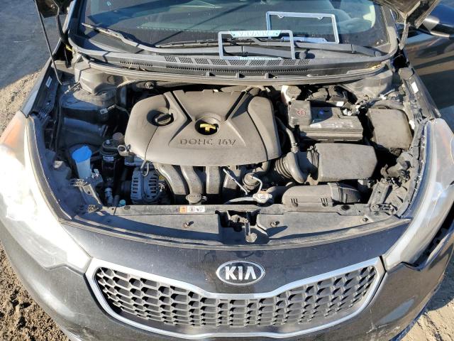 KNAFK4A64F5335558 - 2015 KIA FORTE LX BLACK photo 11