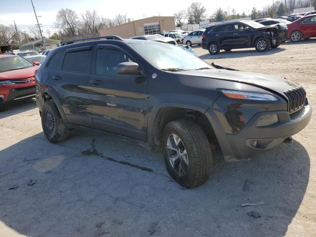 1C4PJMBS6FW777502 - 2015 JEEP CHEROKEE TRAILHAWK BLACK photo 4