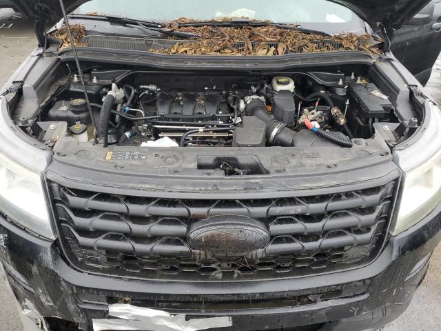 1FM5K8AR2GGA52576 - 2016 FORD EXPLORER POLICE INTERCEPTOR შავი ფოტო 12