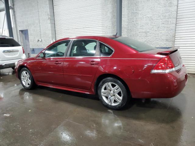 2G1WB5EKXB1188912 - 2011 CHEVROLET IMPALA LT RED photo 2