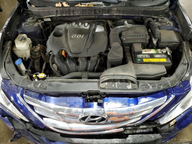 5NPEB4AC2CH332223 - 2012 HYUNDAI SONATA GLS BLUE photo 11