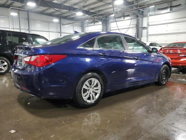 5NPEB4AC2CH332223 - 2012 HYUNDAI SONATA GLS BLUE photo 3