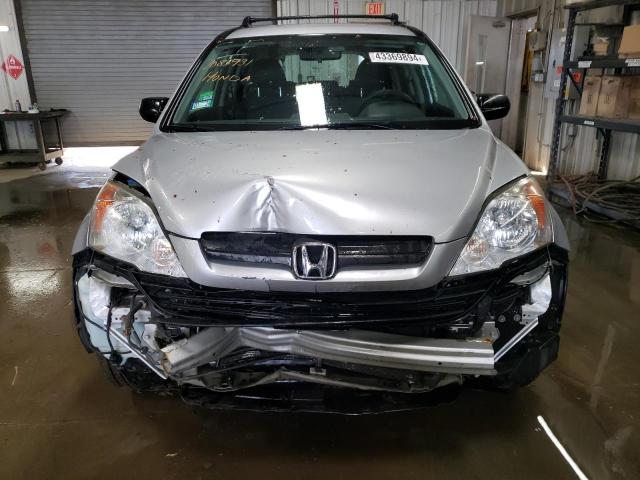 5J6RE38389L030880 - 2009 HONDA CR-V LX SILVER photo 5