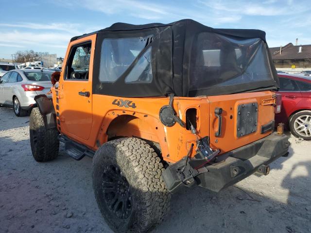 1C4AJWAGXDL514362 - 2013 JEEP WRANGLER SPORT ORANGE photo 2