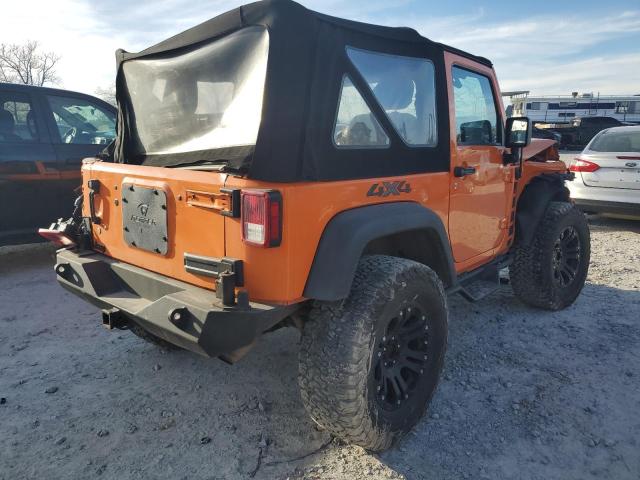 1C4AJWAGXDL514362 - 2013 JEEP WRANGLER SPORT ORANGE photo 3