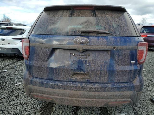 1FM5K8ARXGGD05806 - 2016 FORD EXPLORER POLICE INTERCEPTOR BLUE photo 6