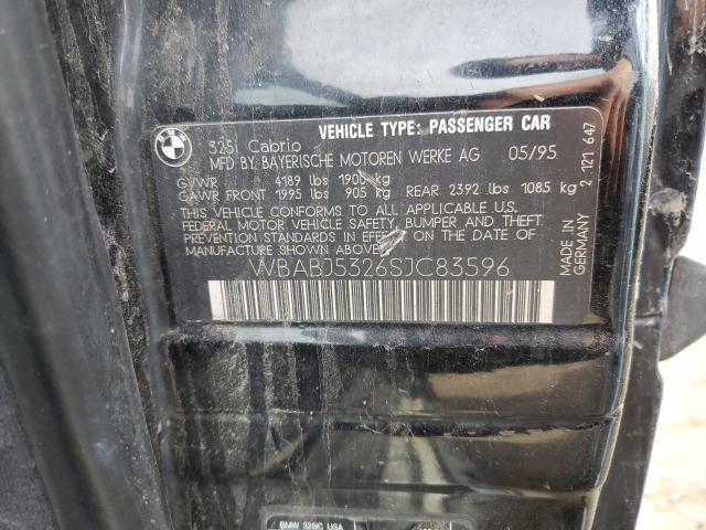 WBABJ5326SJC83596 - 1995 BMW 325 IC BLACK photo 12