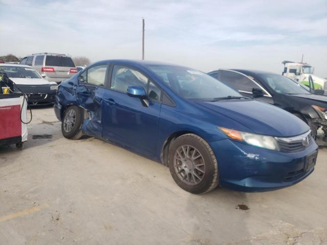 19XFB2F50CE026578 - 2012 HONDA CIVIC LX BLUE photo 4