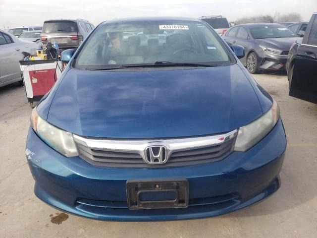 19XFB2F50CE026578 - 2012 HONDA CIVIC LX BLUE photo 5