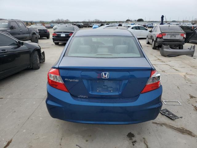 19XFB2F50CE026578 - 2012 HONDA CIVIC LX BLUE photo 6