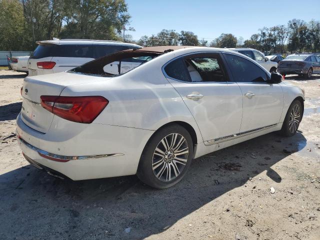 KNALN4D76E5140221 - 2014 KIA CADENZA PREMIUM WHITE photo 3