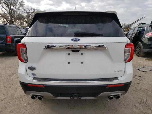 1FM5K8LC8MGC11556 - 2021 FORD EXPLORER KING RANCH WHITE photo 6