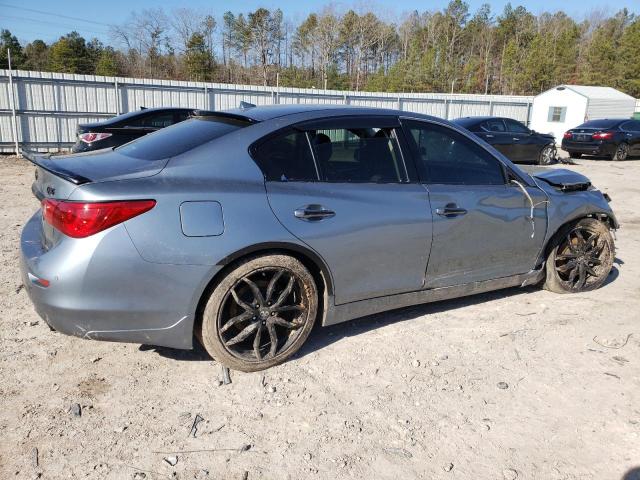 JN1AV7AR6EM703620 - 2014 INFINITI Q50 HYBRID PREMIUM GRAY photo 3