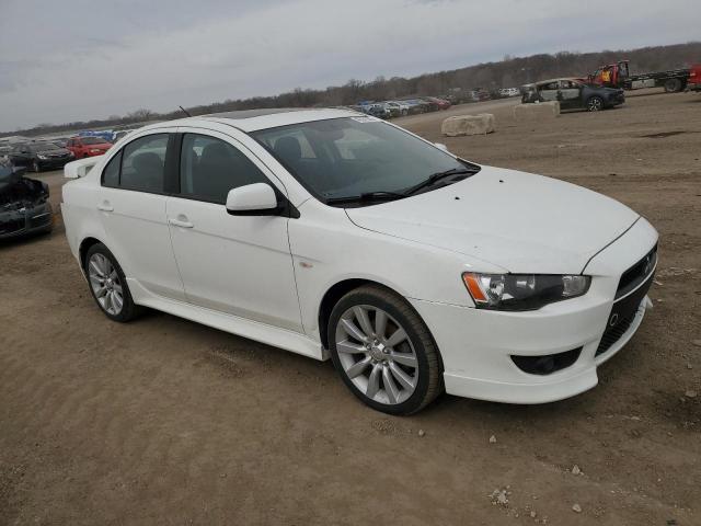 JA32U8FW4AU029355 - 2010 MITSUBISHI LANCER GTS WHITE photo 4