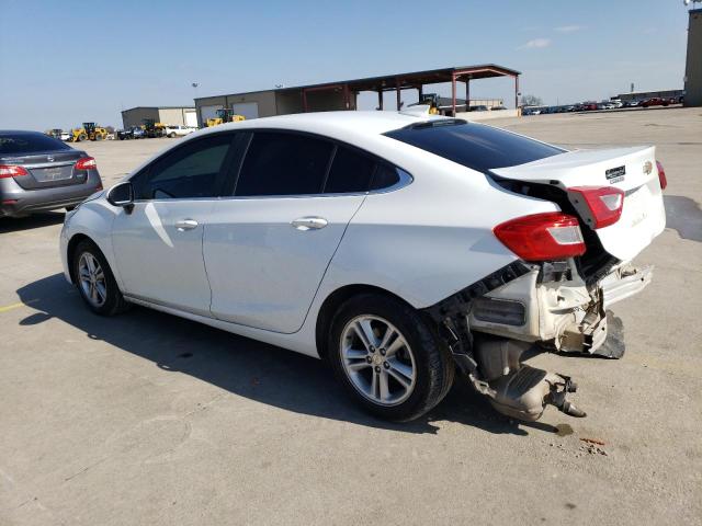 1G1BE5SM2G7303928 - 2016 CHEVROLET CRUZE LT WHITE photo 2