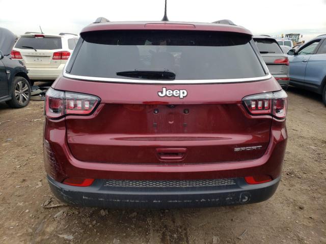 3C4NJCAB4MT508419 - 2021 JEEP COMPASS SPORT RED photo 6