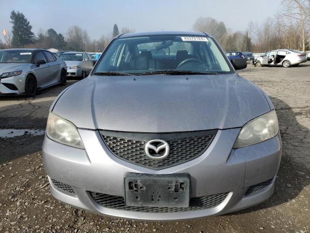 JM1BK12G361454443 - 2006 MAZDA 3 I GRAY photo 5