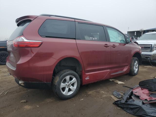 5TDKZ3DC6LS069085 - 2020 TOYOTA SIENNA LE MAROON photo 3