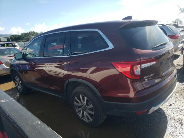 5FNYF6H35LB012332 - 2020 HONDA PILOT EX BURGUNDY photo 2